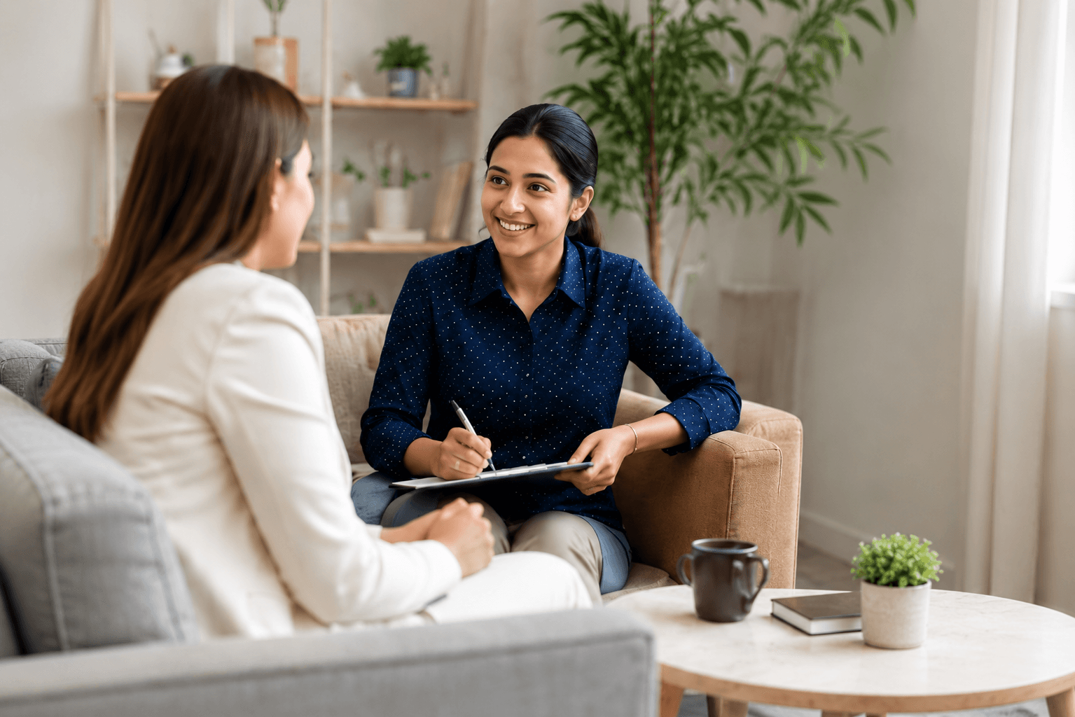 One-to-one career coaching session
