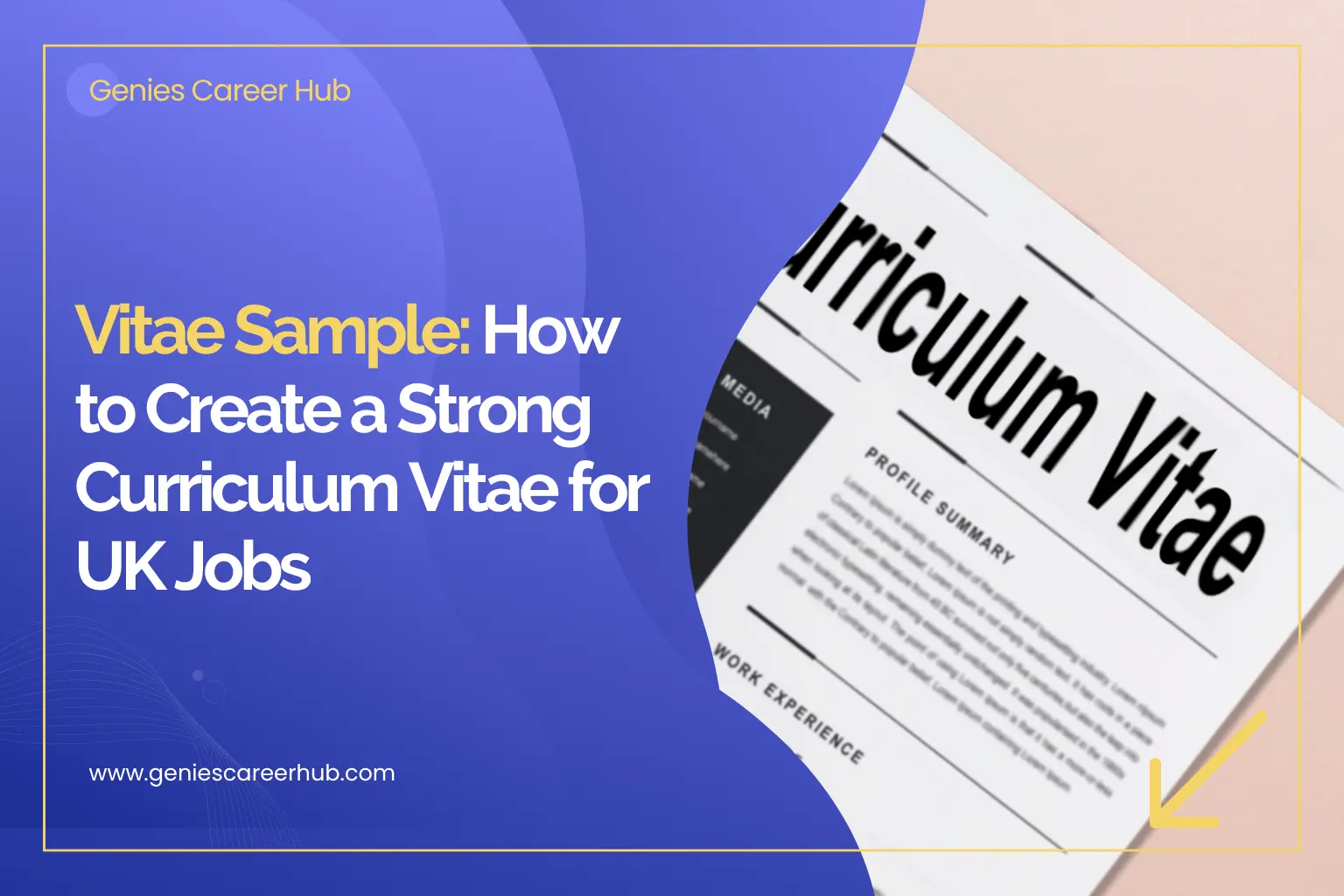 Vitae Sample: How to Create a Strong Curriculum Vitae for UK Jobs
