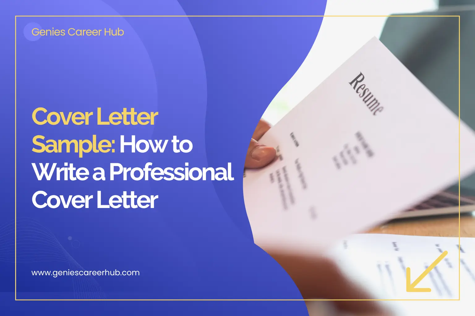Cover Letter Sample: How to Write a Professional Cover Letter